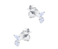 Beautiful CZ Crystal Silver Stud Earring STS-6226